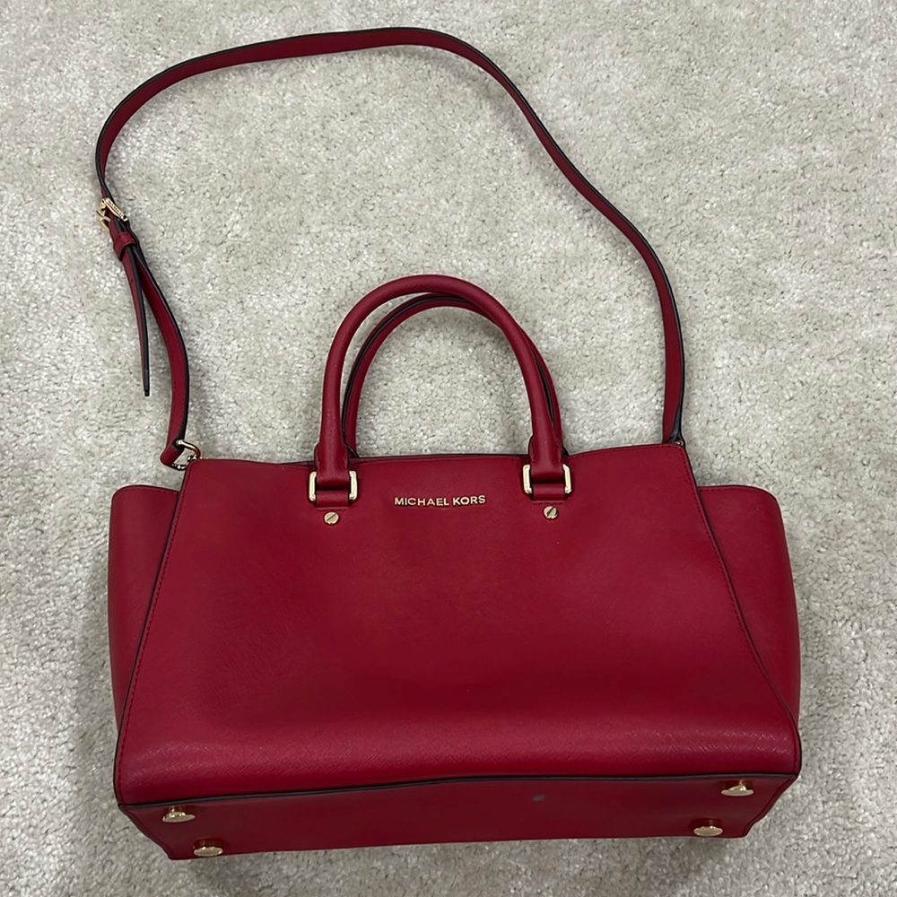 Red Michael Kors Bag